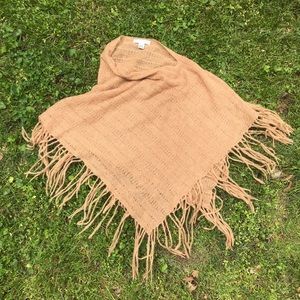 Trina Turk Camel Poncho: New Condition!